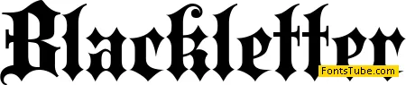 Blackletter Font Family