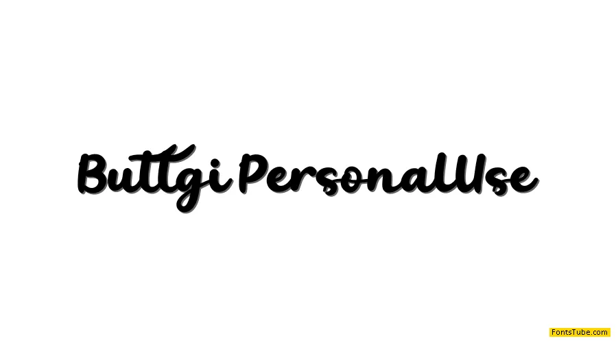 Buttgi Font