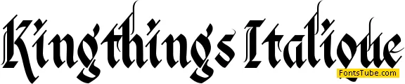 Kingthings Italique Font