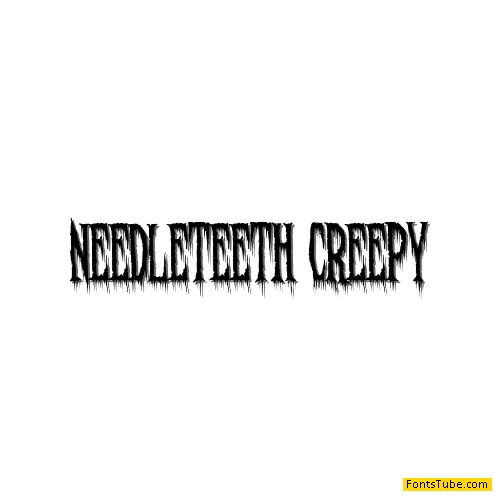 Needleteeth Font Family