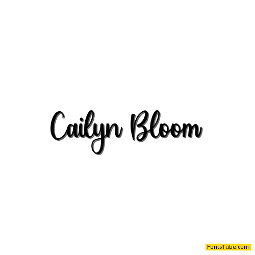 Cailyn Bloom Font