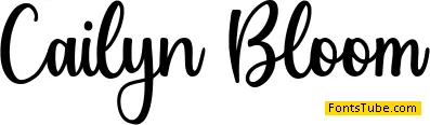 Cailyn Bloom Font