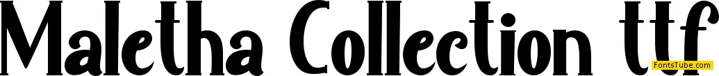 Maletha Collection Font Family