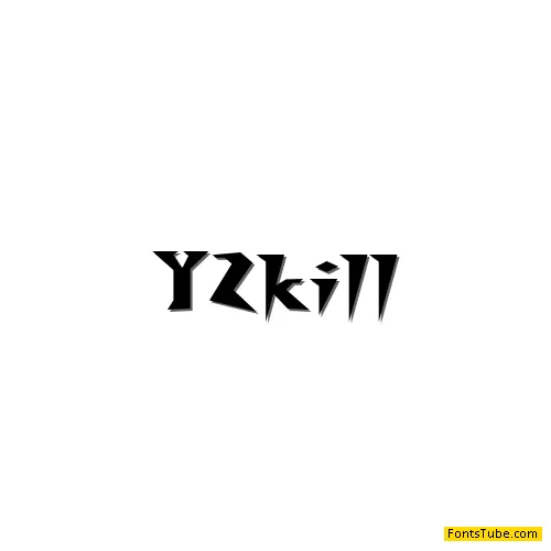 Y2Kill Font