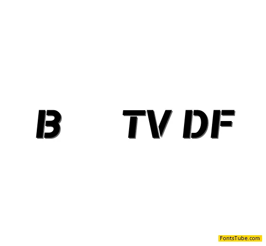 Bomber TV Wide Font