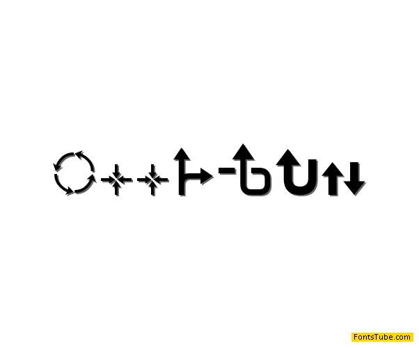 Arrow 7 Font