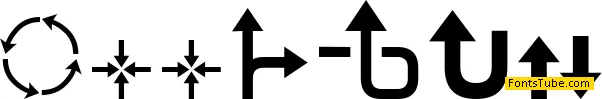 Arrow 7 Font