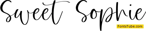 Sweet Sophie Font
