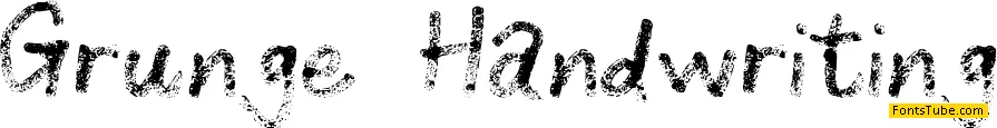 Grunge Handwriting Font