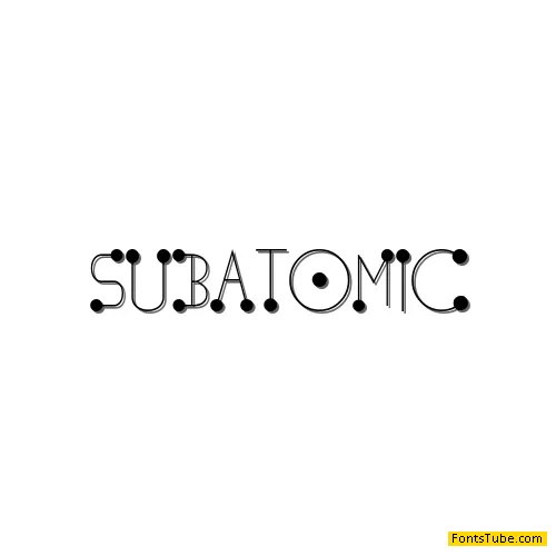 Subatomic Font