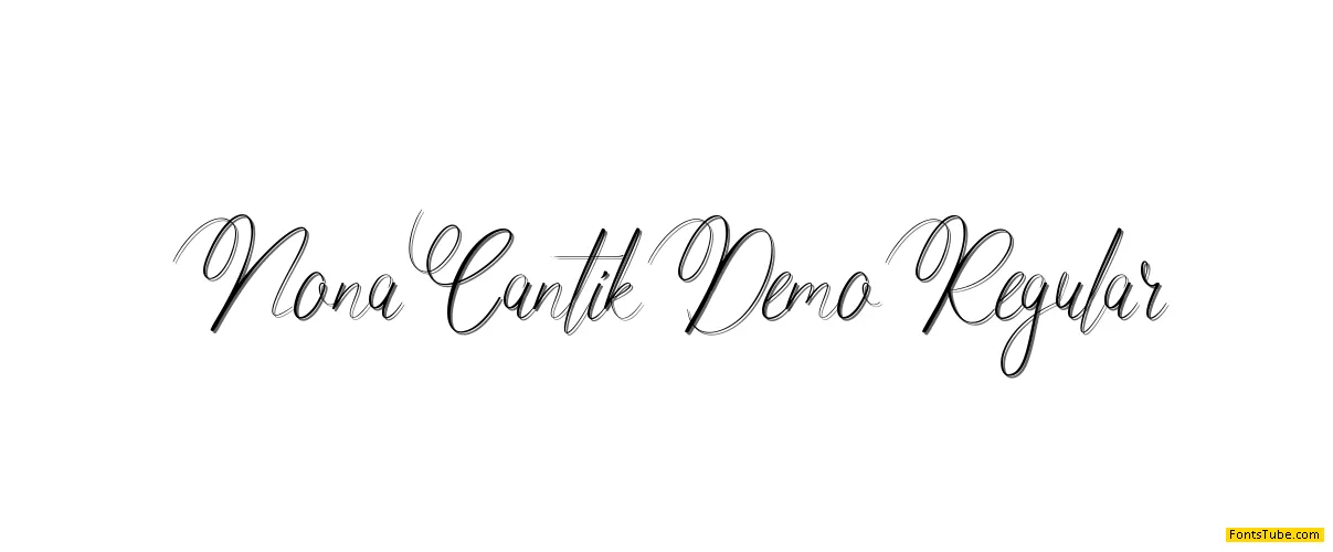 Nona Cantik Demo Font