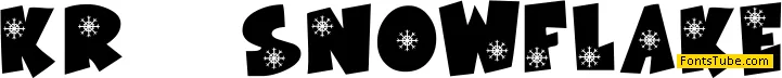 KR Snowflake Font