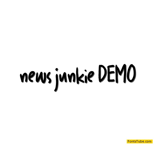 News Junkie DEMO Font