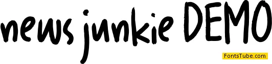 News Junkie DEMO Font