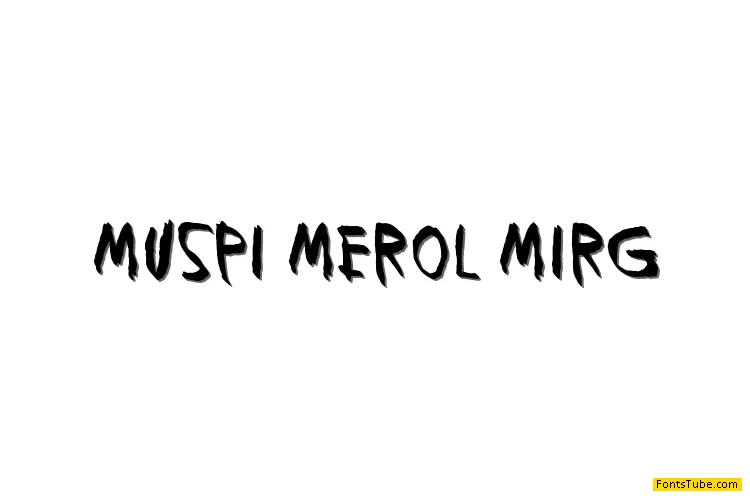 Muspi Merol Font Family
