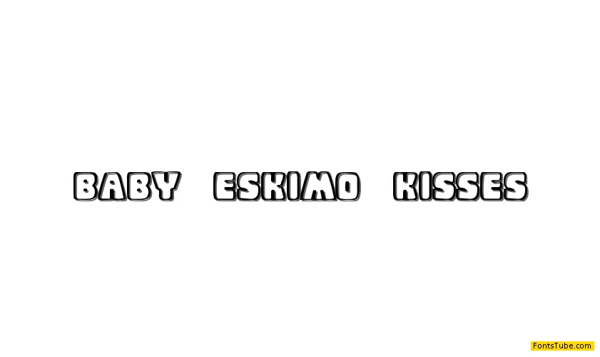 Baby Eskimo Kisses Font Family
