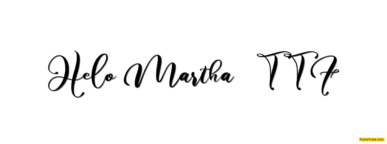 Hello Martha Font