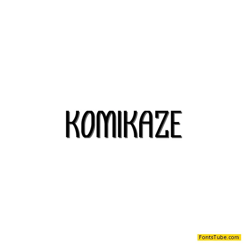 Komikaze Font