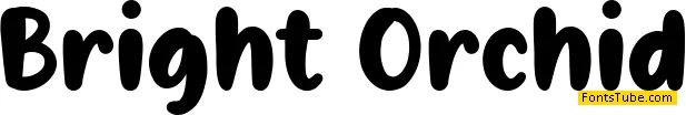 Bright Orchid Font