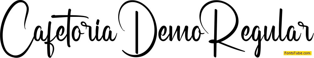Cafetoria Demo Font
