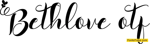 Bethlove Font