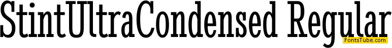 Stint Ultra Condensed