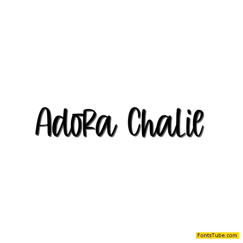 Adora Chalie Font