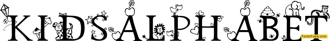 Kids Alphabet Font