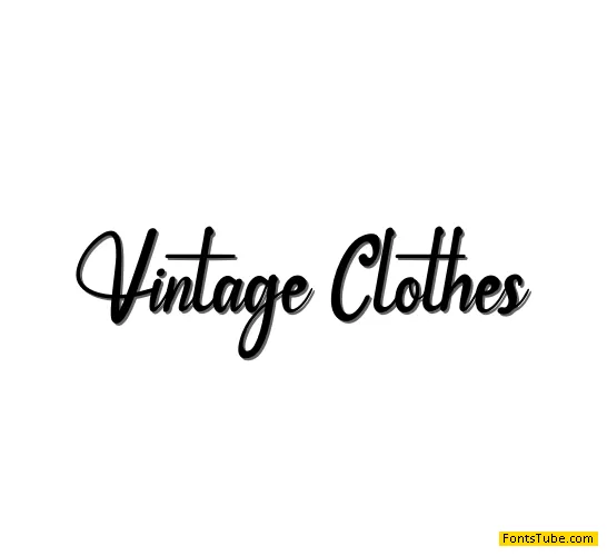 Vintage Clothes