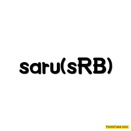 saru (sRB) Font