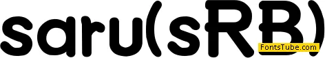 saru (sRB) Font