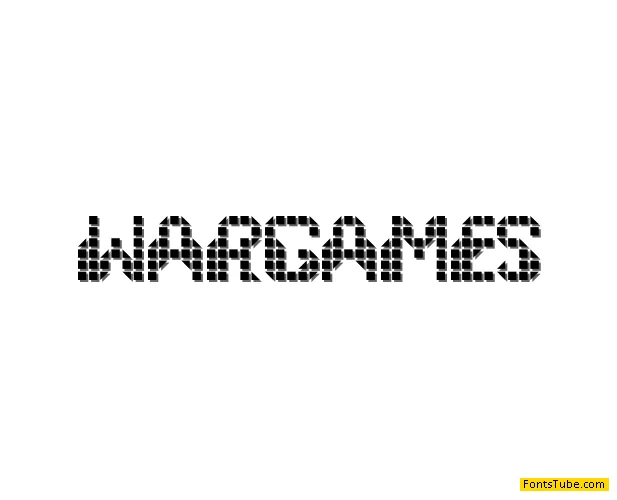wargames Font