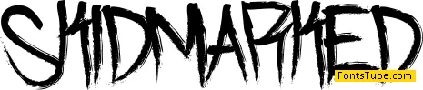 Skidmarked Font