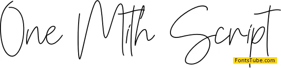 One Mith Script Font