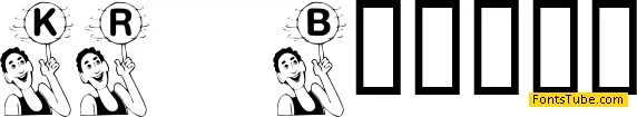 KR B'ball Font