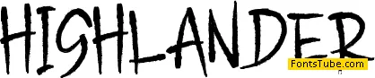 HIGHLANDER Font