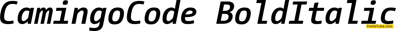 CamingoCode Font Family