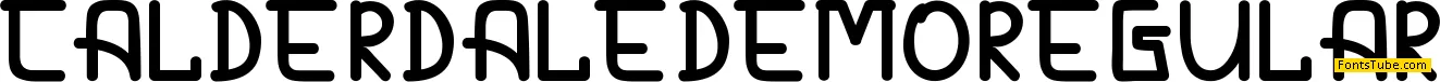 CALDERDALE DEMO Font Family