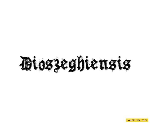 Dioszeghiensis Rg Font