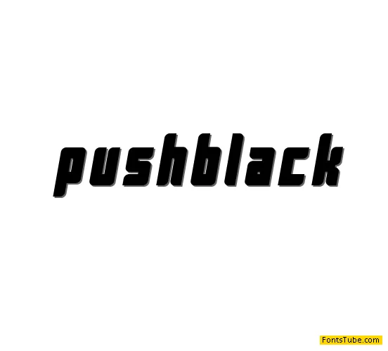 Push Font Family