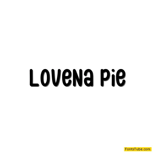 Lovena Pie Font