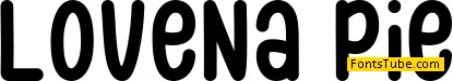 Lovena Pie Font