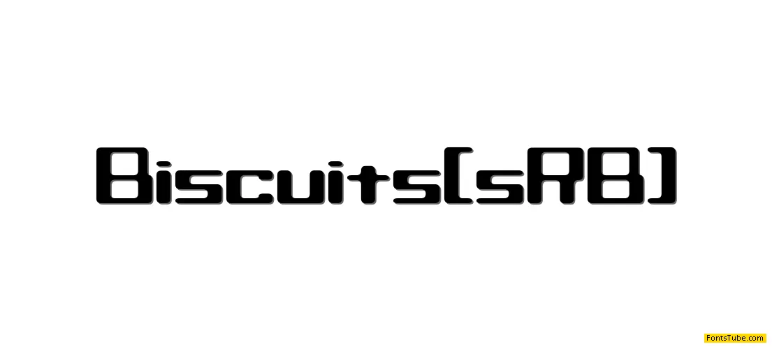 Biscuits (sRB) Font