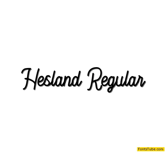 Hesland Regular Font