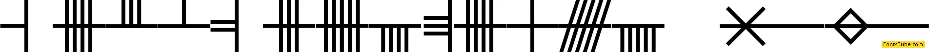 Celtic ogham
