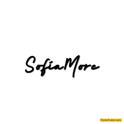 Sofia More Font Family