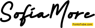 Sofia More Font Family
