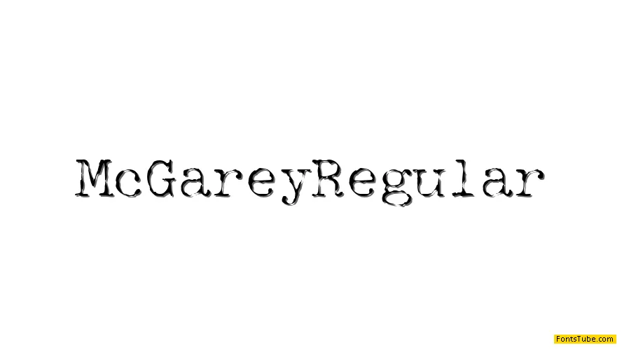 McGarey Font