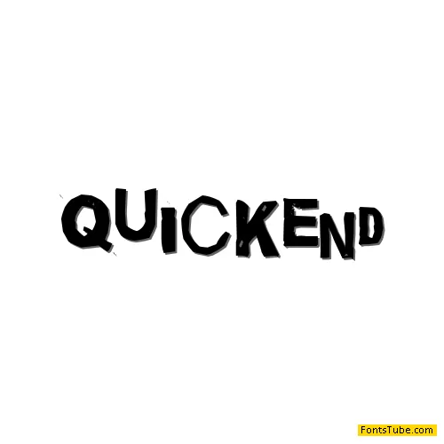 Quick End Jerk Font