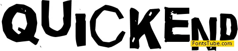Quick End Jerk Font